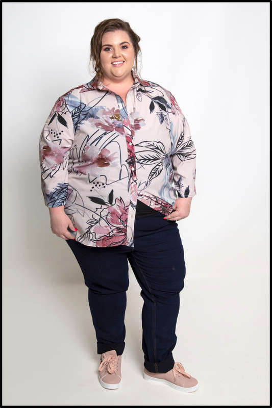 Modern Art Zipper Top