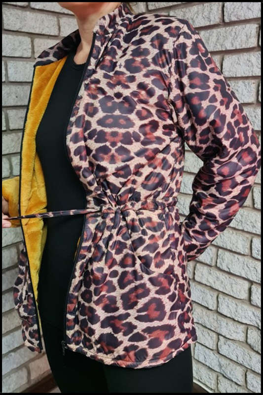 Leopard Print Ice-Bear Jacket