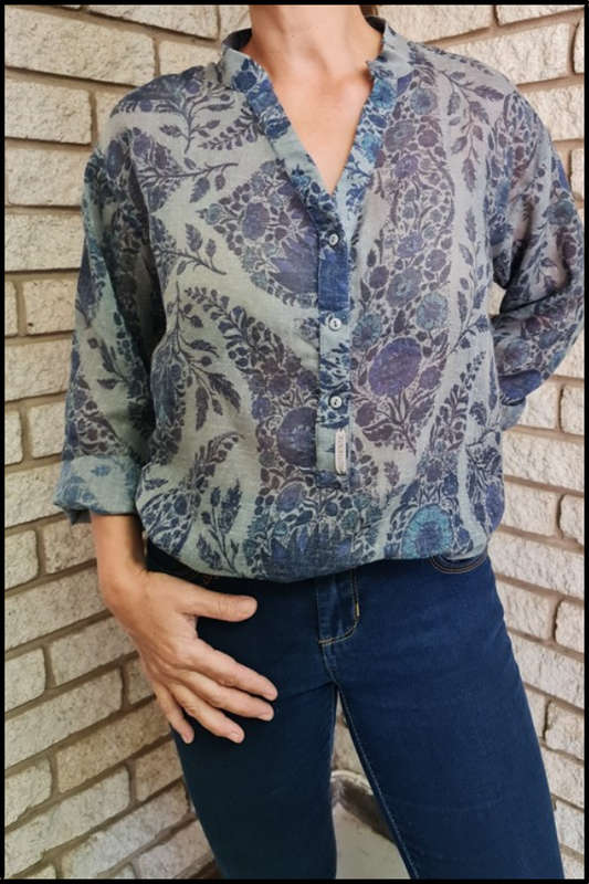 Sheer Paisley Shirt