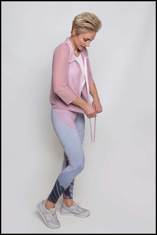 Soft Pink Zipper Top