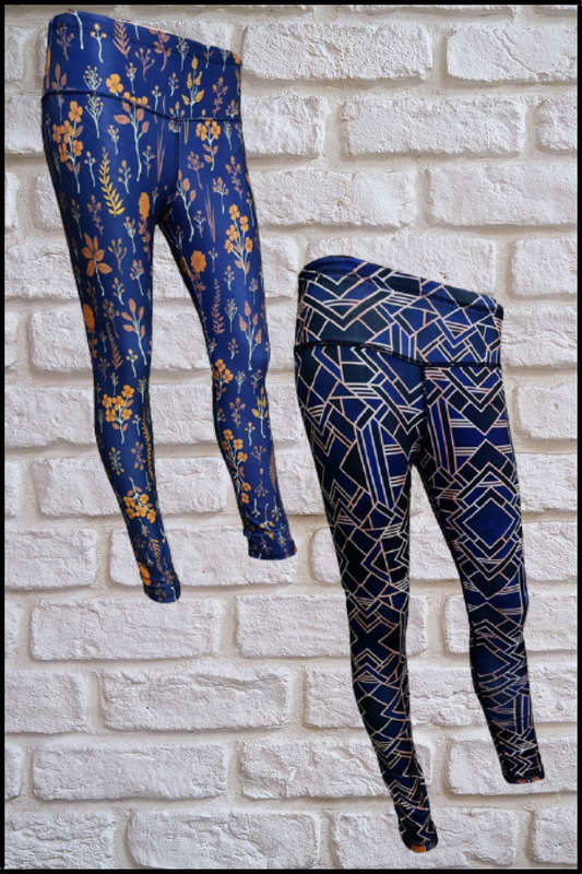 Blues Reversible Tights