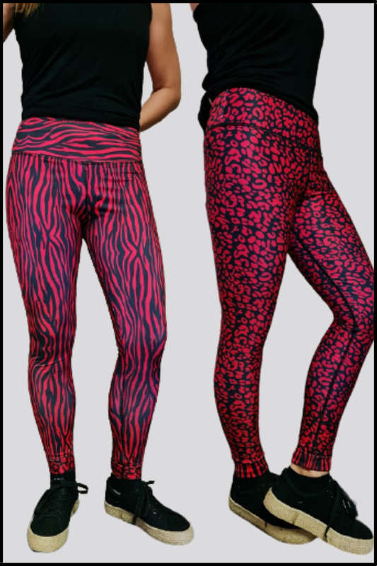 Red Fusion Reversible Tights