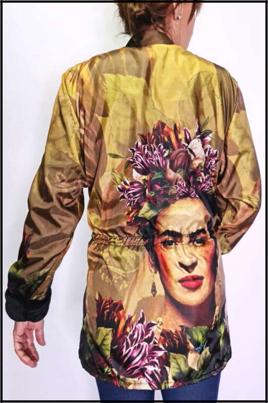 Frida Kahlo Ice-Bear Jacket (mustard)