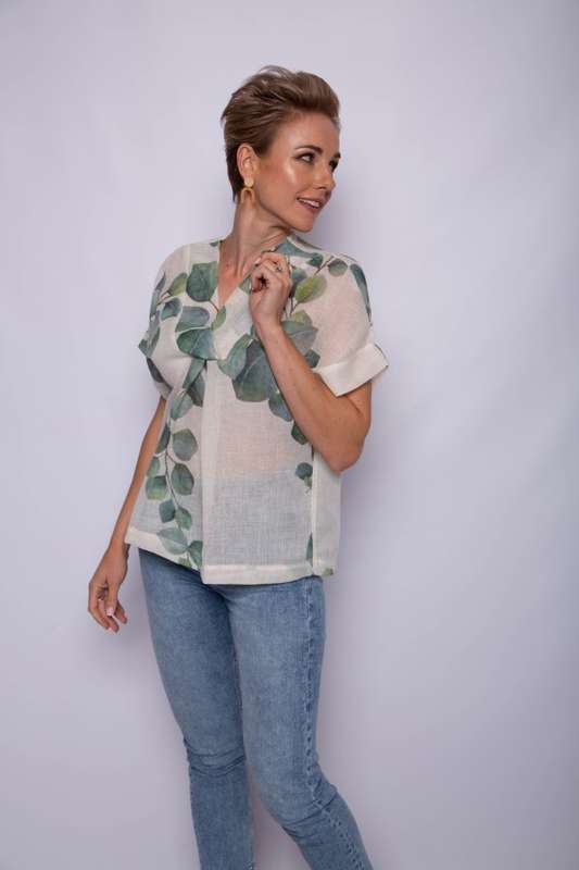 Sheer Eucalyptus Top (2)