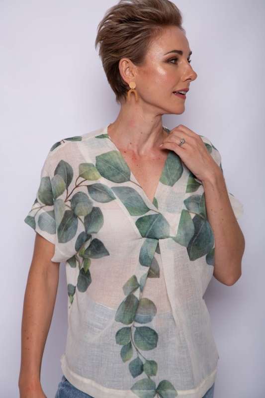 Sheer Eucalyptus Top (2)