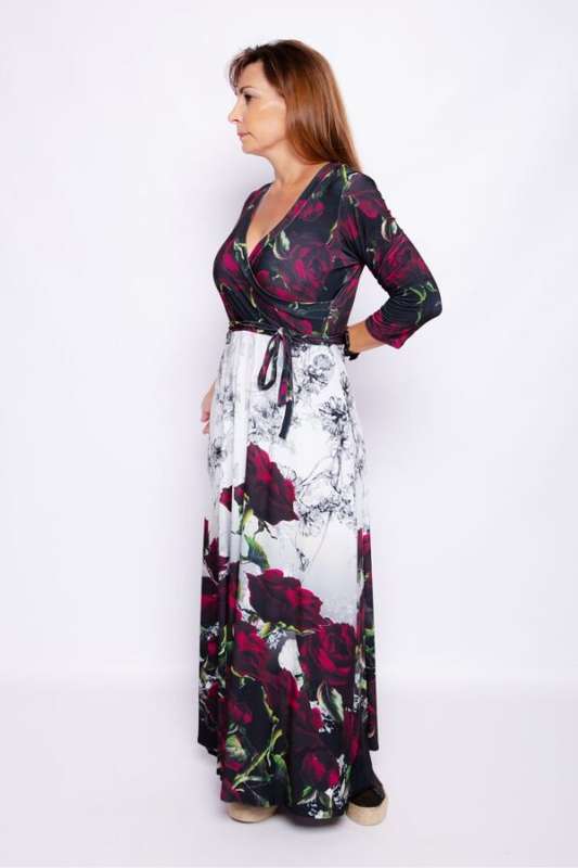Spanish Rose Cross-Over Dress