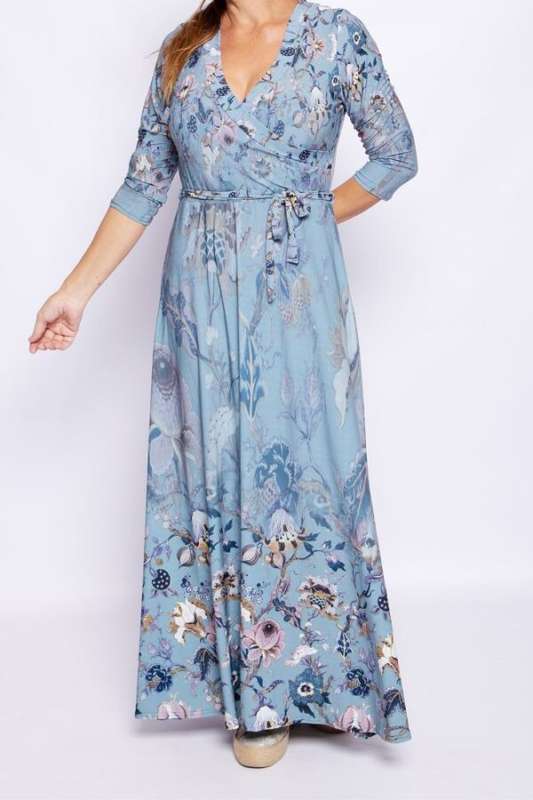 Duck-egg Crossover Dress