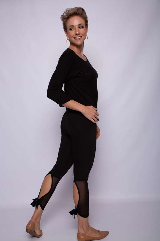 Mesh Detailed Tights