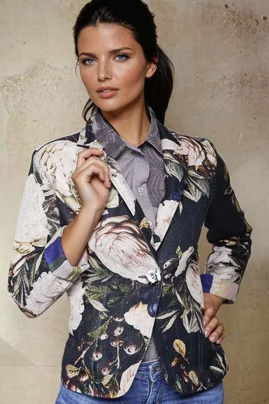 Olive Blooms Jacket