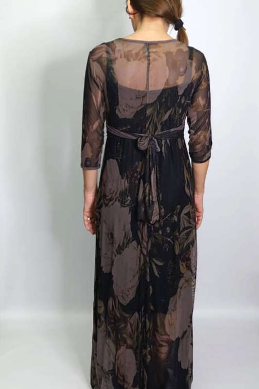 Olive Blooms Empire Dress