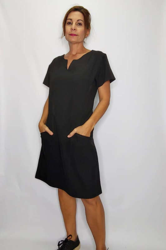 Black Pocket Dress