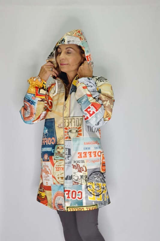 Vintage Coffee Raincoat