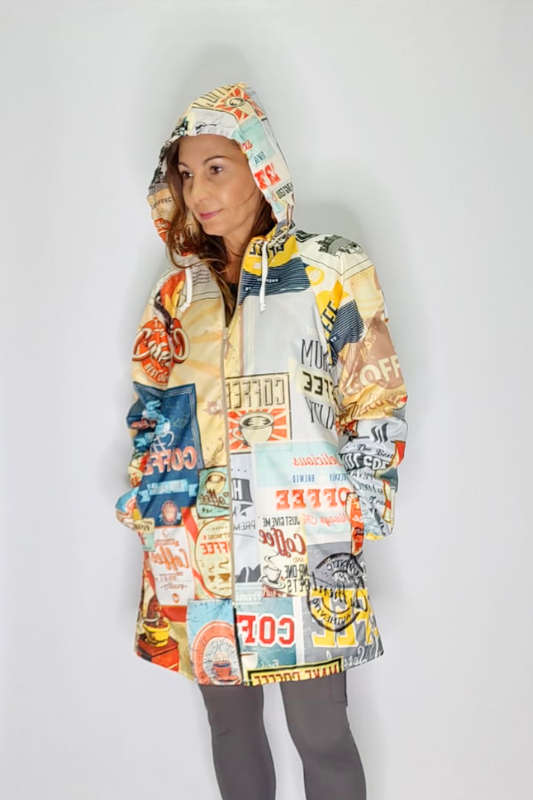Vintage Coffee Raincoat