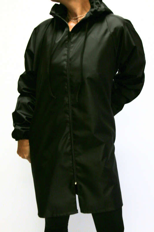 Basic Black Raincoat