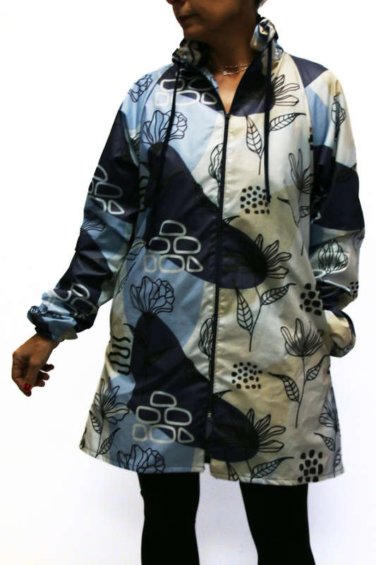 Blue Hues Raincoat