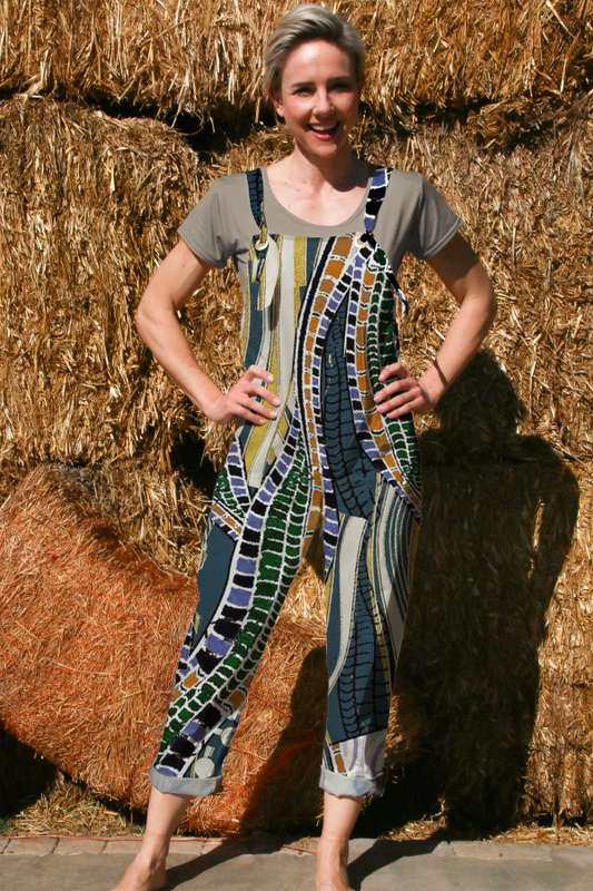 Blue Stripes Dungaree