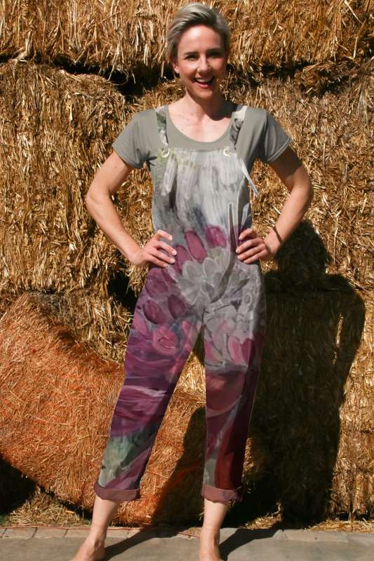 Large Protea Dungaree