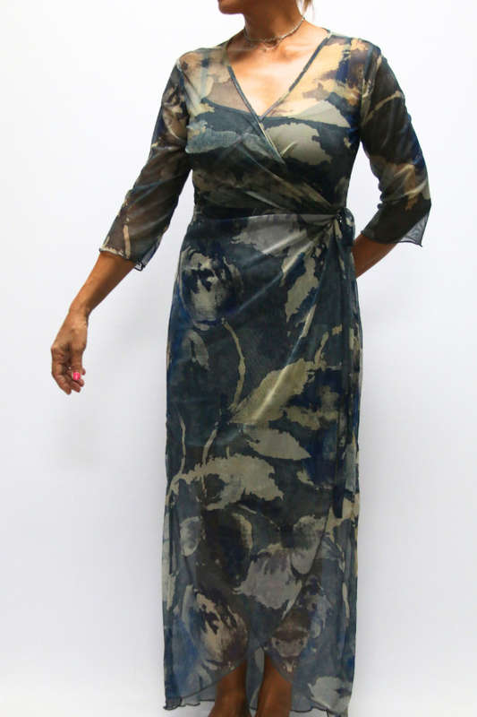 Nile Wrap-around Dress