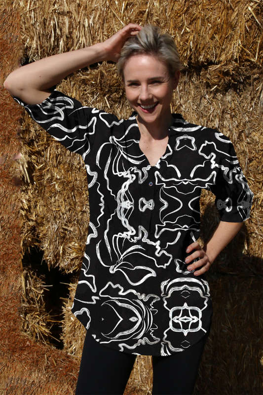 Monochrome Patterns Top