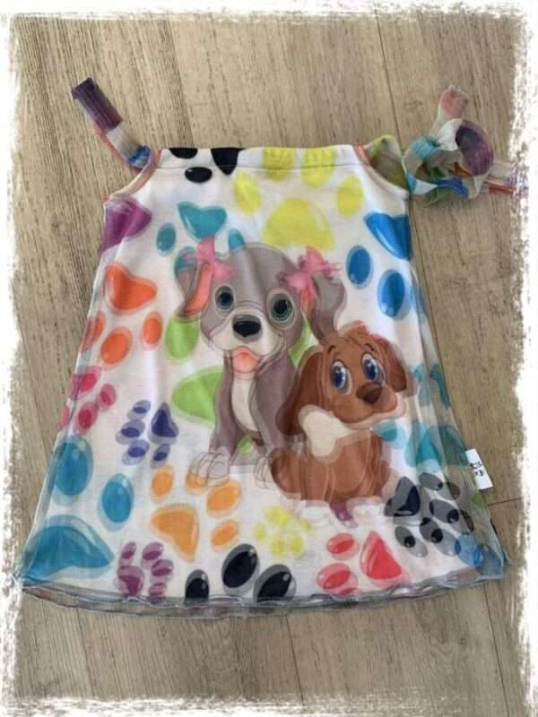 Puppy Pull string Dress