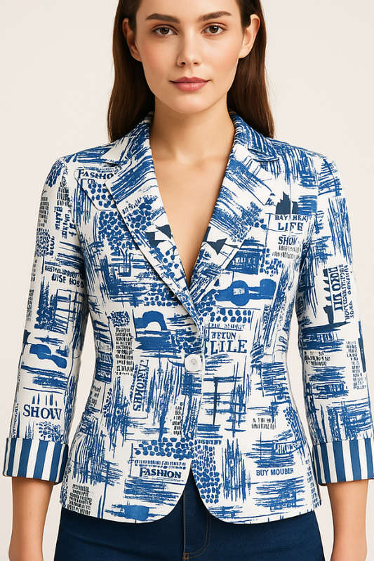 Fashion Text Jacket