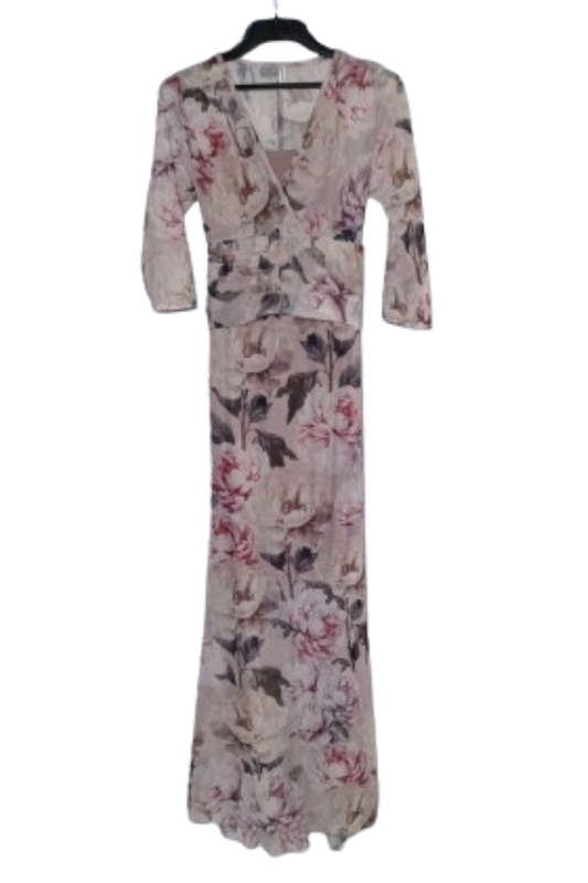 Mink Peony Paradise Empire Dress