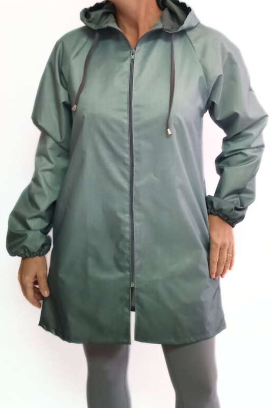 Silky Sage Raincoat