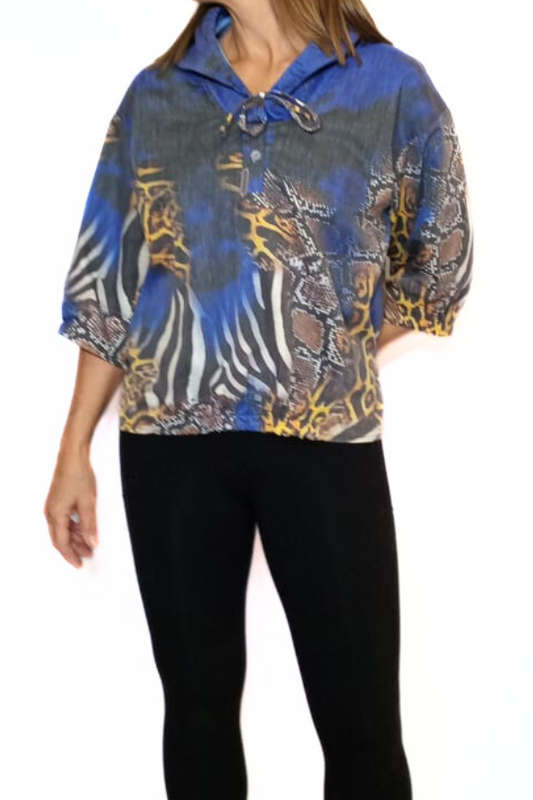 Wild Animal Hoodie Top
