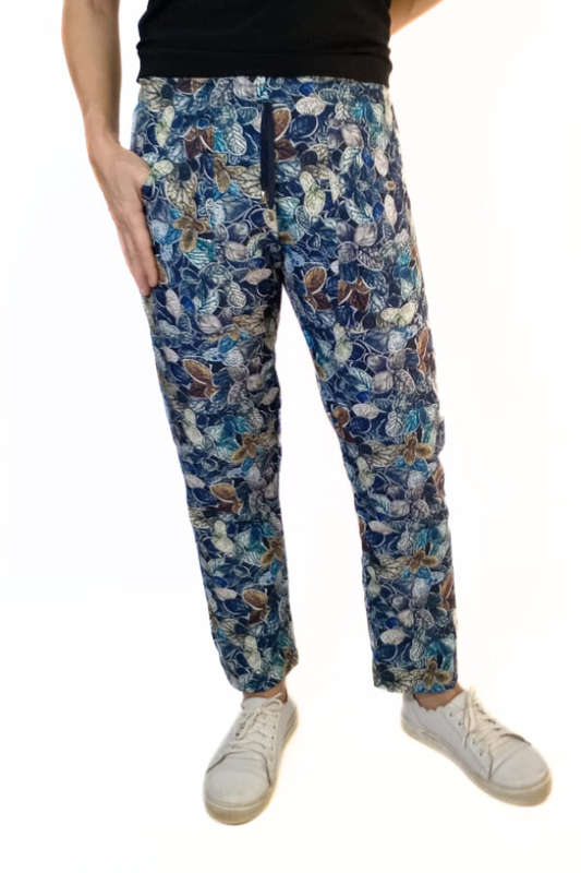 Autumn Leaves Draw-String Trousers