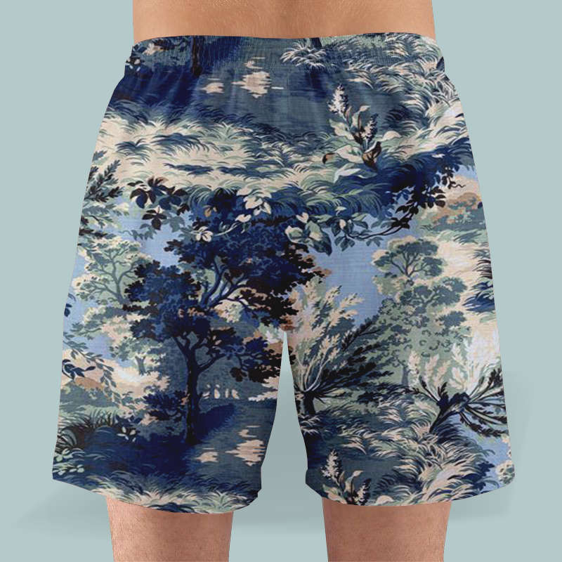 Forest Satin Shorts