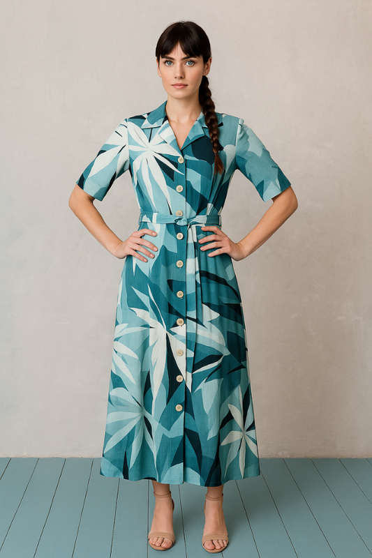 Watercolour Florals Dress