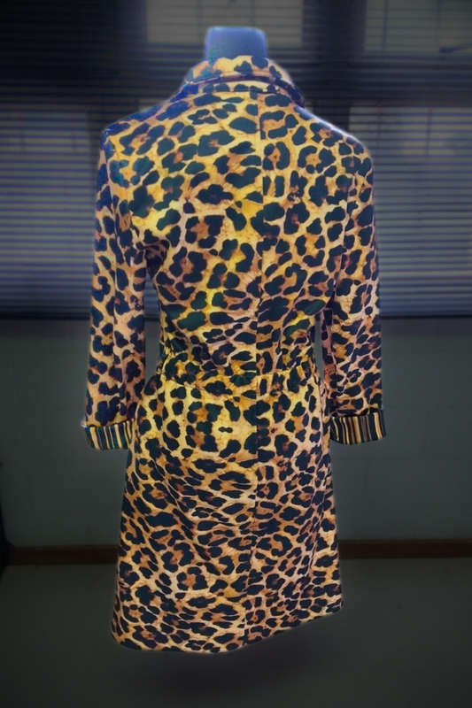 Leopard Cardigan Coat