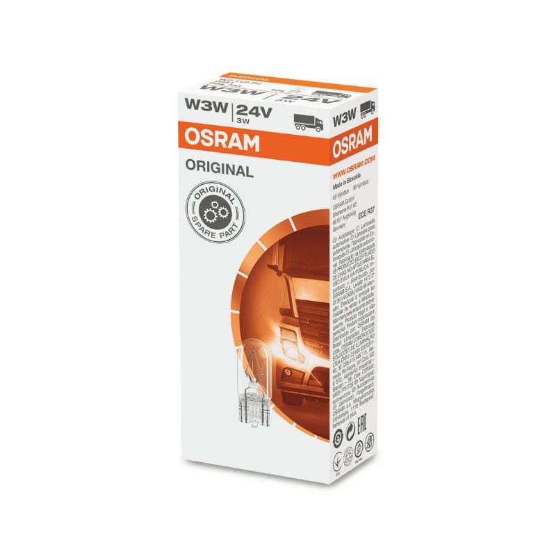 Truck 24V 3W W3W Bulb - Headlight, Indicator, Brake, Fog &amp; Interior - OSRAM 2841
