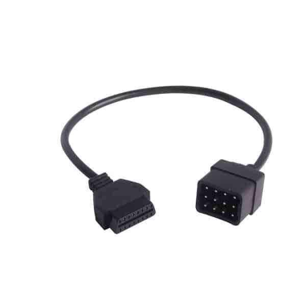 Renault 12 Pin To OBDII 16 Pin Connector