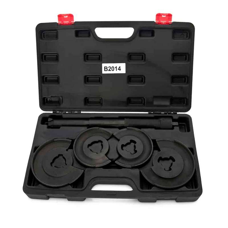5 pcs Coil Spring Compressor Telescopic Repair Tool Kit (Mercedes Benz, VW, Toyota, Nissan, Ford ...