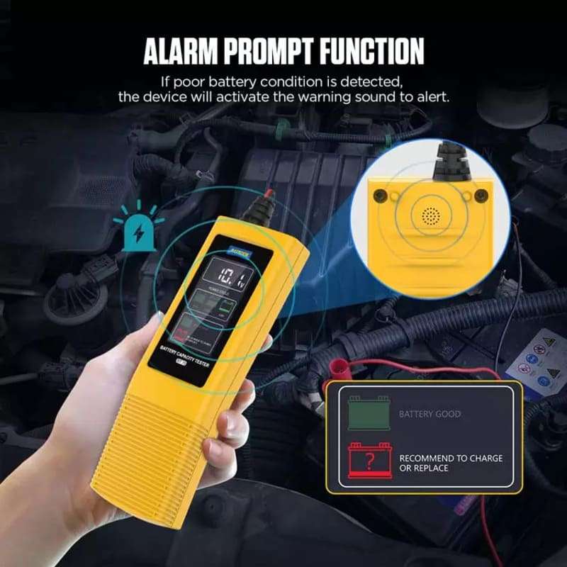 Autool BT70 12V/24V Digital Battery Tester | Voltage and Battery Display | 2-Inch HD Screen