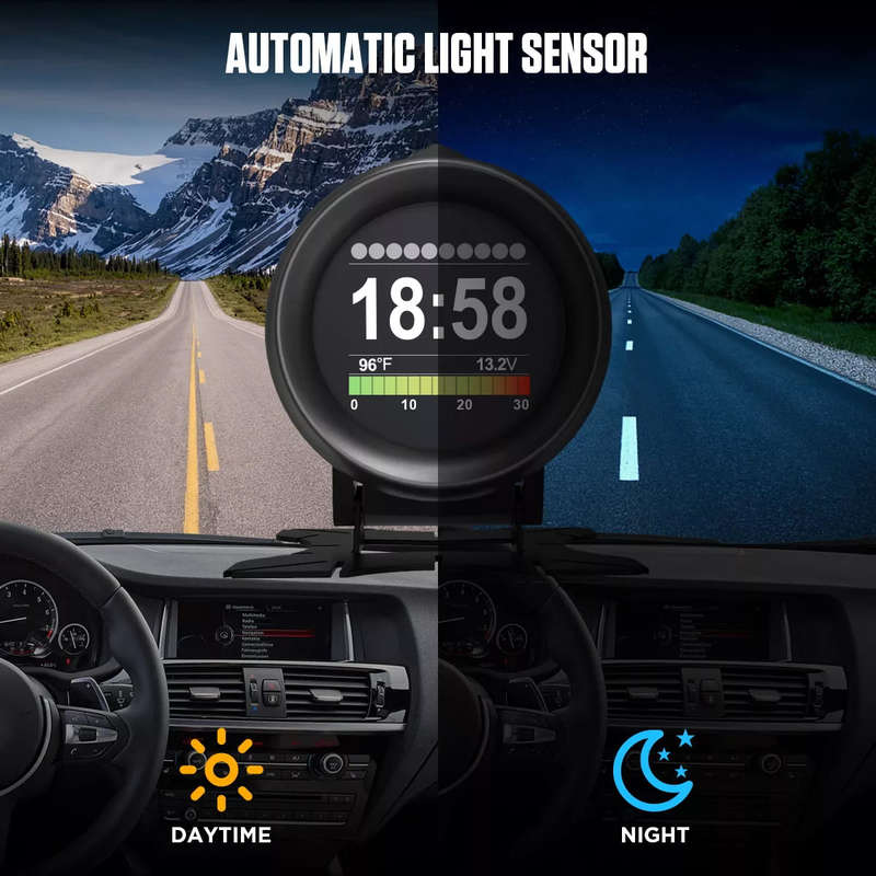 Autool X60 OBD HUD Multi-Function Digital Car Meter