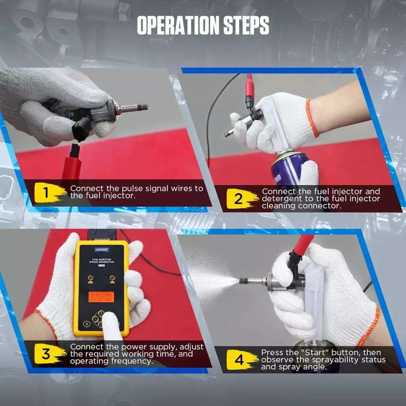Autool CT60 Car Fuel Injector Tester and Cleaner | Low/High-Volt Mode