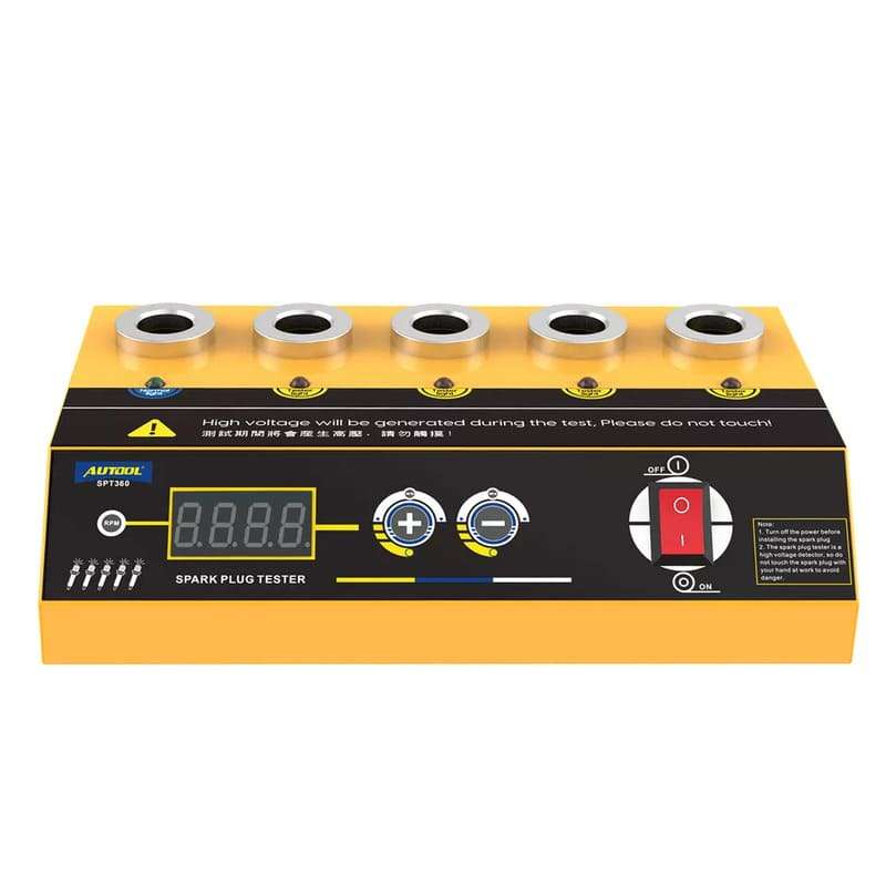 Autool SPT360 Car Spark Plug Tester with 5 Adjustable Testing Holes