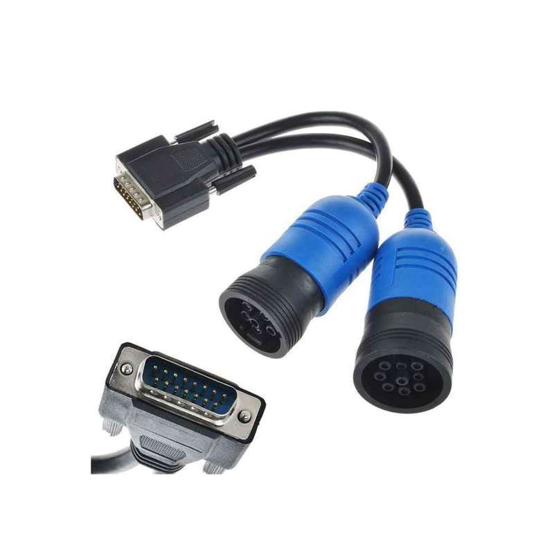 405048 6 Pin & 9 Pin Y Deutsch Cummins Adapter For Nexiq