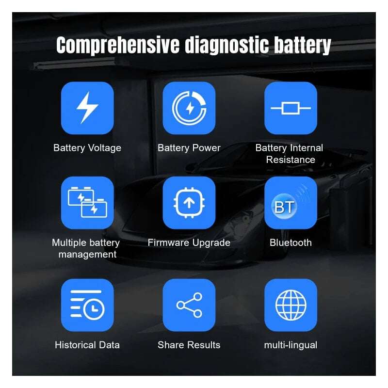 Konnwei BK200 Ultimate 6V/12V/24V Bluetooth Battery Tester