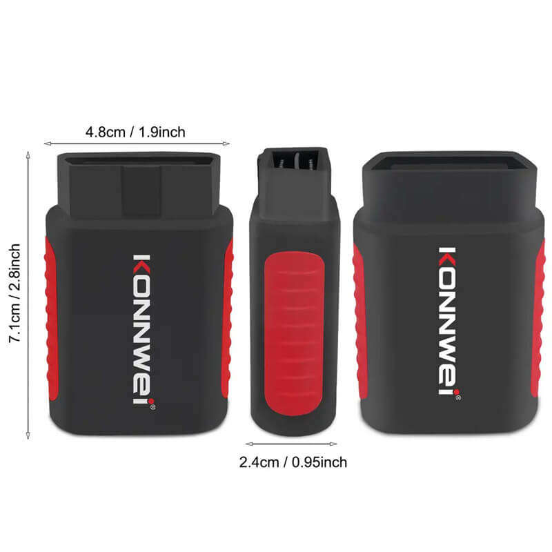 Konnwei KDIAG Bluetooth OBD2 Scanner Diagnostic Tool for iPhone & Android | Full System Diagnosis...