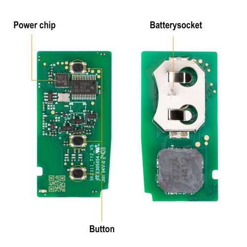Autel IKEY Premium Style Smart Programmable Key 3 Buttons (Toyota Style)