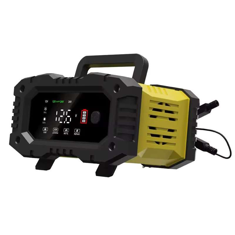 Pulse Repair 12V 24V Battery Charger, 12V 10A Automatic Intelligent Start-Stop Pulse Repair Lead ...