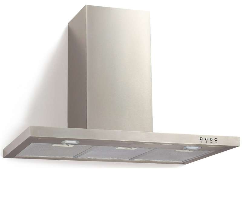 Falco 90Cm Flat Type S/Steel Chimney Extractor FAL-90-22S