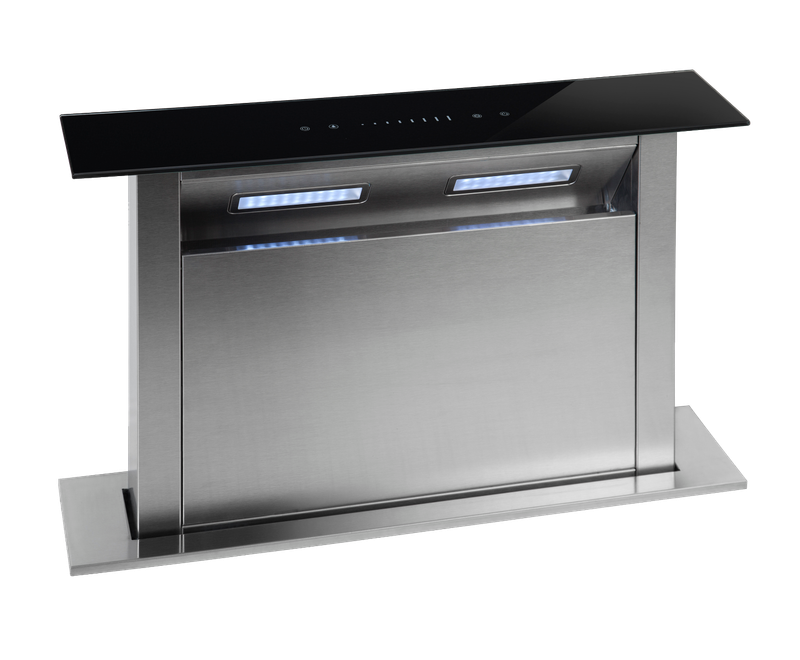 Falco 90Cm Down Draft Glass Extractor FAL-90-DDG