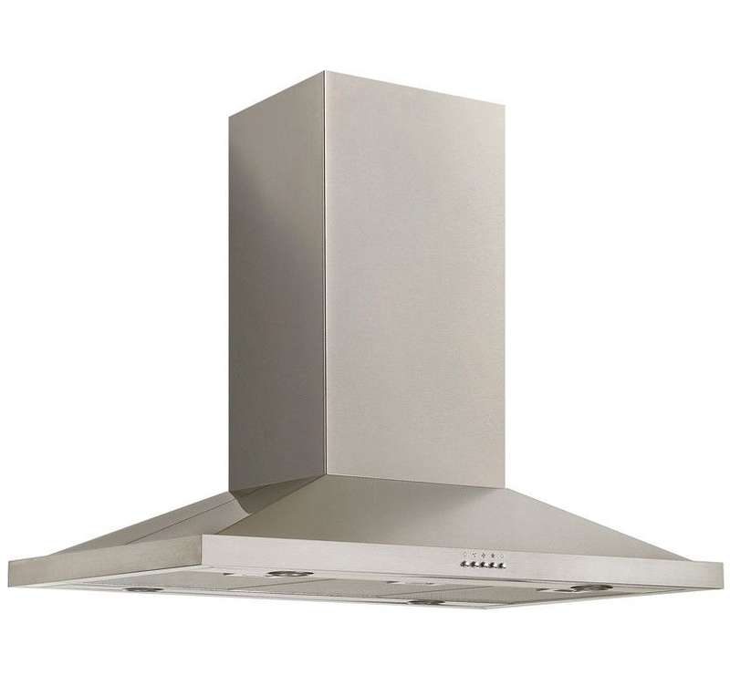 Falco 90Cm Island Pyramid S/S Extractor Fan FAL-90-I52S