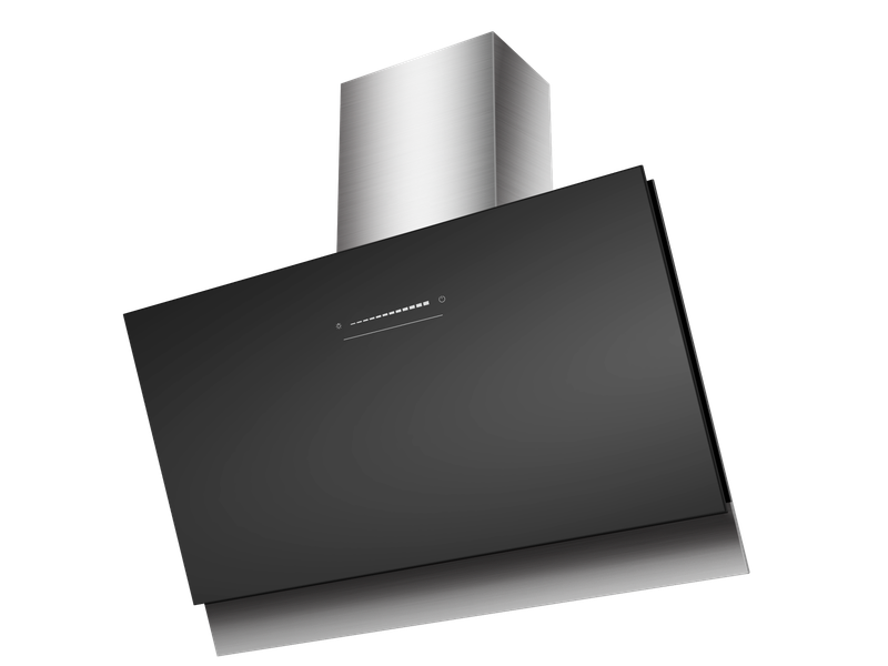 Falco 90Cm 45 Deg Black Glass Extractor FAL-9088