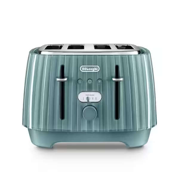 DeLonghi Ballerina 4 Slice toaster - Laguna Green CTD4003.GR