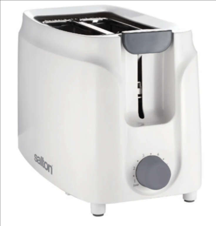 Salton Cool Touch 2 Slice White Toaster ST2S-09